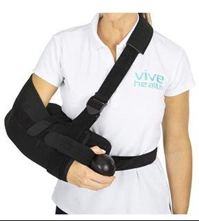 Vive Shoulder Abduction Sling - Immobilizer for Injury Support - pain Relief Arm Pillow for Rotator Cuff, Sublexion, Surgery, Dislocated, Broken Arm