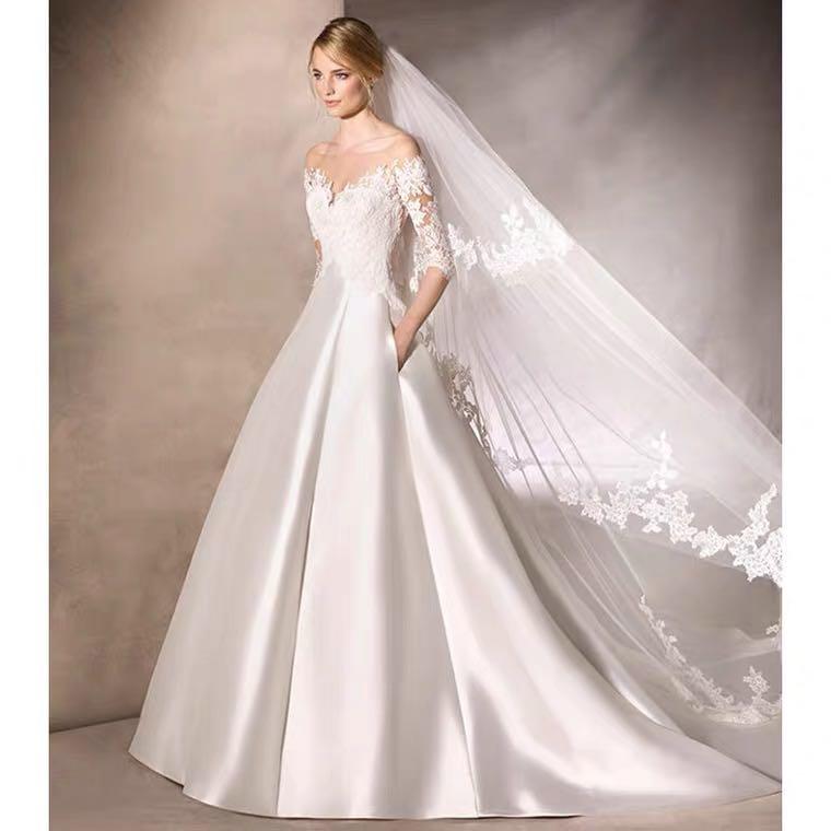 Simple Wedding Dresses | Minimalist Wedding Dress | Bridal