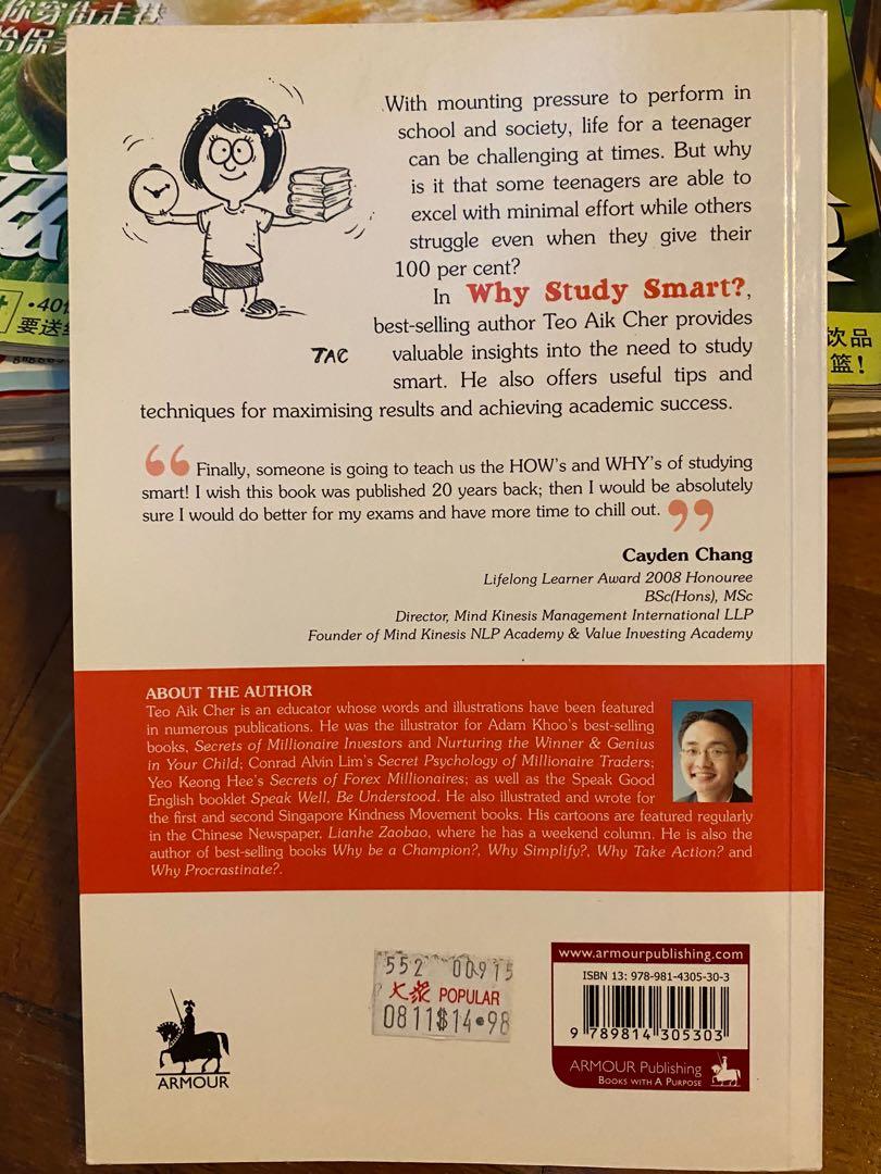 Why study smart (Category: Assessment Books) located in Singapore. Submitted by ironclover (Listing ID 1081284836, Image 2). Description: .