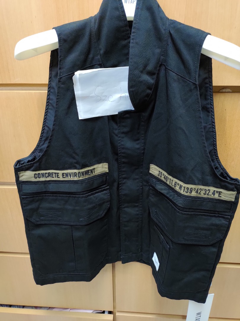 Wtaps 21ss rep vest descendant, 男裝, 上身及套裝, 背心- Carousell