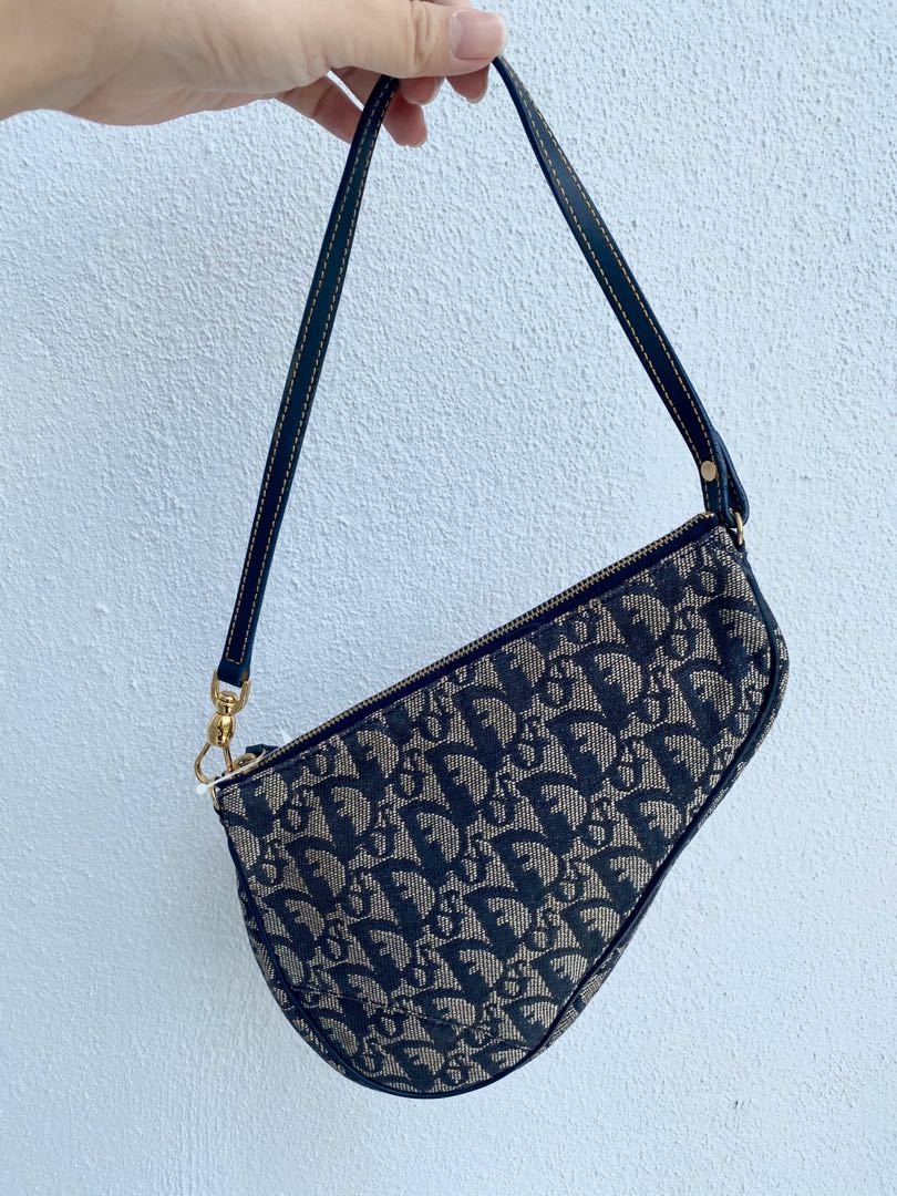 100 Authentic Dior Saddle Bag Vintage Women s Fashion Bags