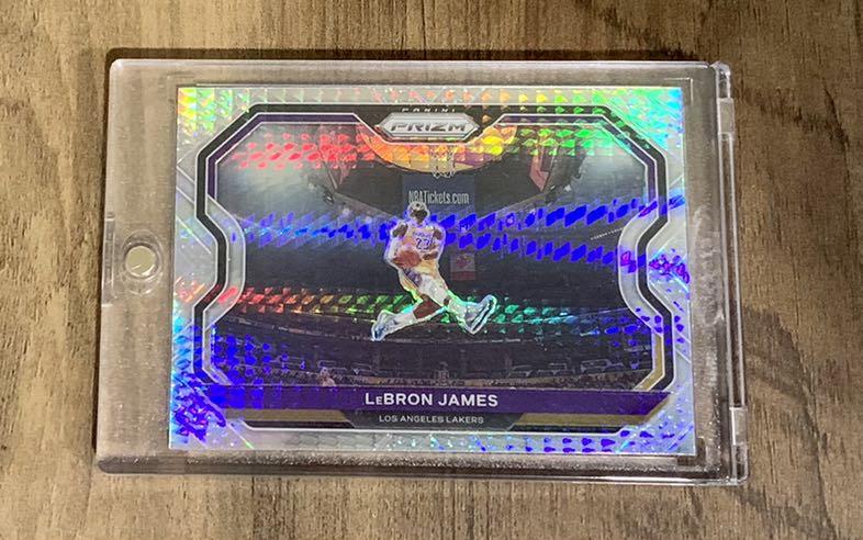 2020-21 Panini Prizm #1 LeBron James Basketball Card Lakers - Kobe Tribute  Dunk