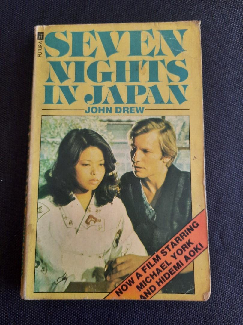 Seven Nights In Japan John Drew Film Movie Tie In Staring Michael York Hidemi Aoki Books Stationery Books On Carousell