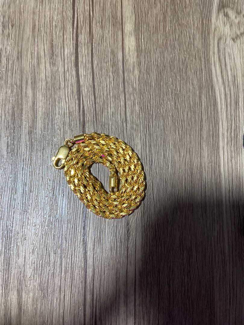 916 Gold Rope Chain Chung Hwa Jade Jewellery Co. Luxury