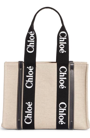 chloe woody tote bolsa