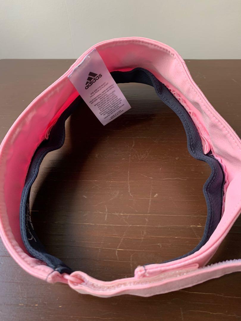 Adidas Pink Climate Visor Tennis/ Golf Visor (Category: Hats & Beanies) located in Quezon City. Submitted by kailynshop (Listing ID 1081493126, Image 3). Description: Adidas Pink Climate Visor Tennis/ Golf Visor Good condition no flaws One Size Fits Most.