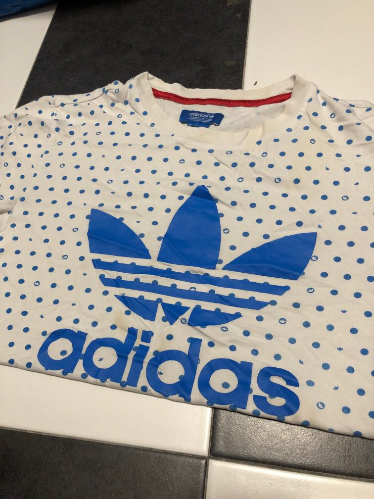 Adidas polka dot shirt clearance