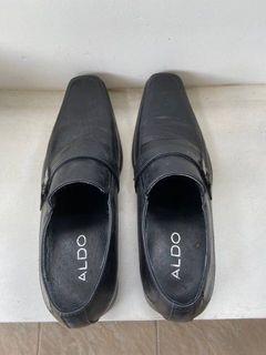 Aldo Black Leather Shoes