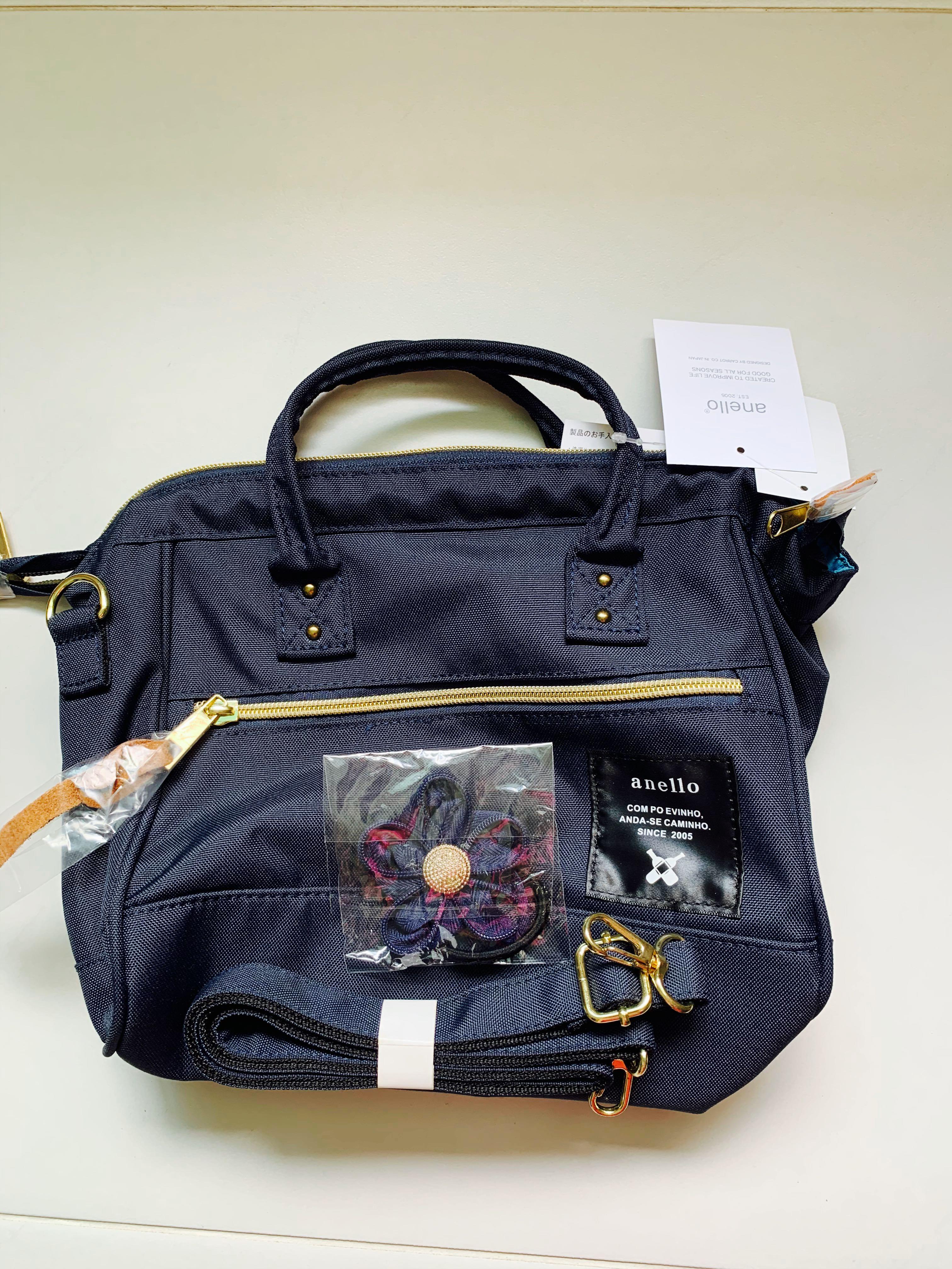 Anello Polyester Canvas 2 Way Shoulder Bag Mini Size AT H0851