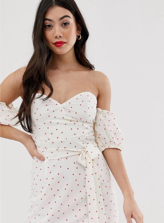 Glamorous bardot clearance dress