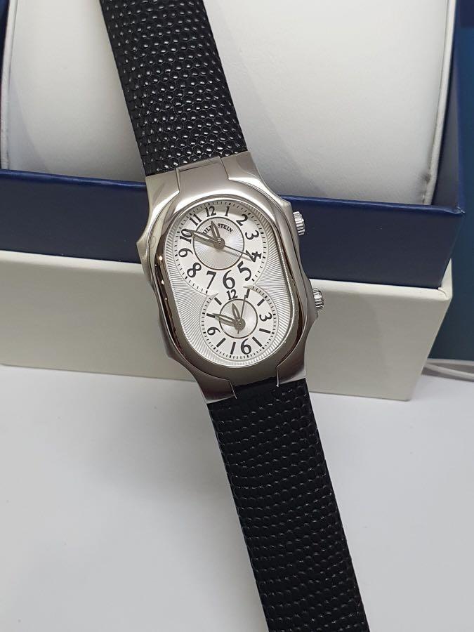 Philip stein deals leather watch