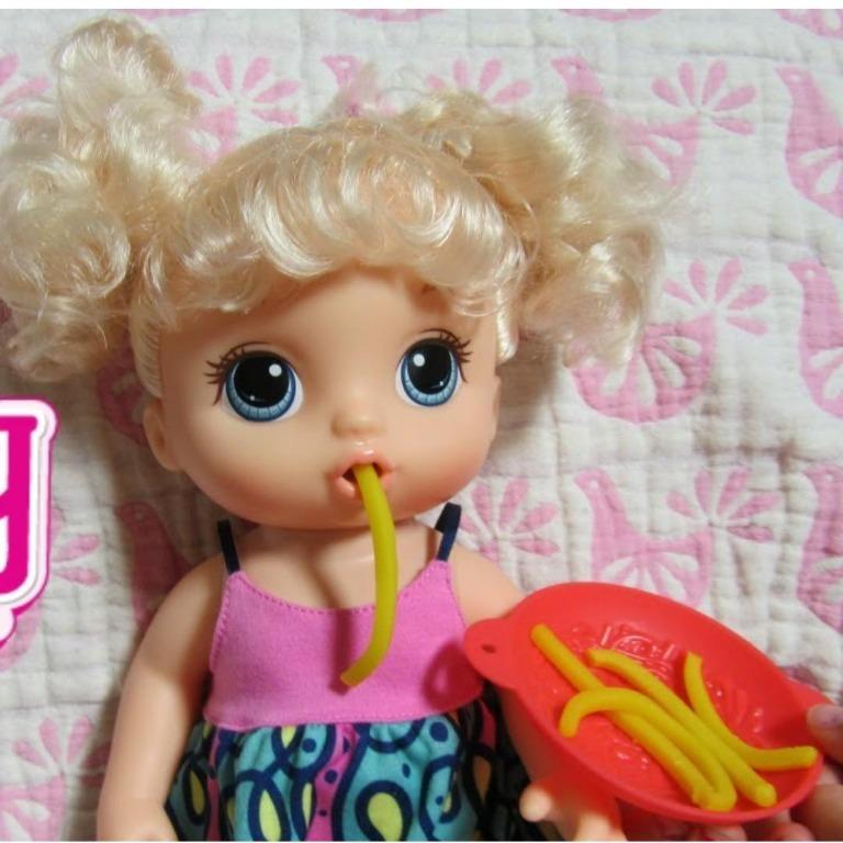 Baby alive snackin noodles doll hotsell