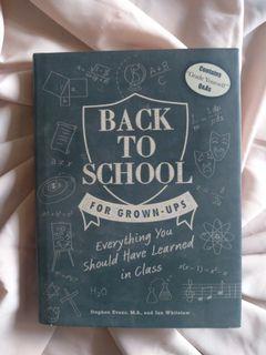 Back to School - for grown ups