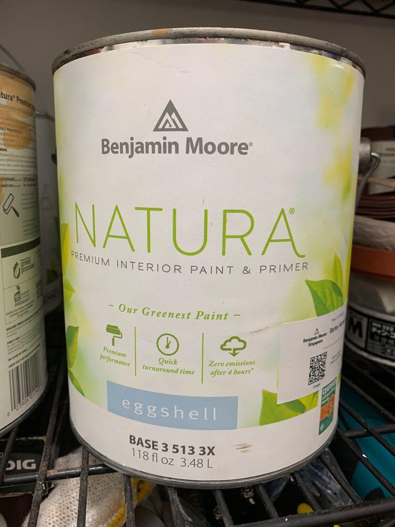 Benjamin Moore Natura Paint - 25% Discounted - Buy 1 can get half can free,  Everything Else on Carousell