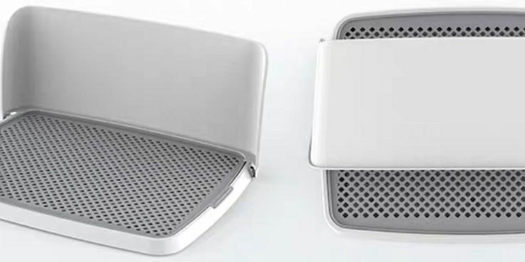 Brand new dog pee tray with splash guard