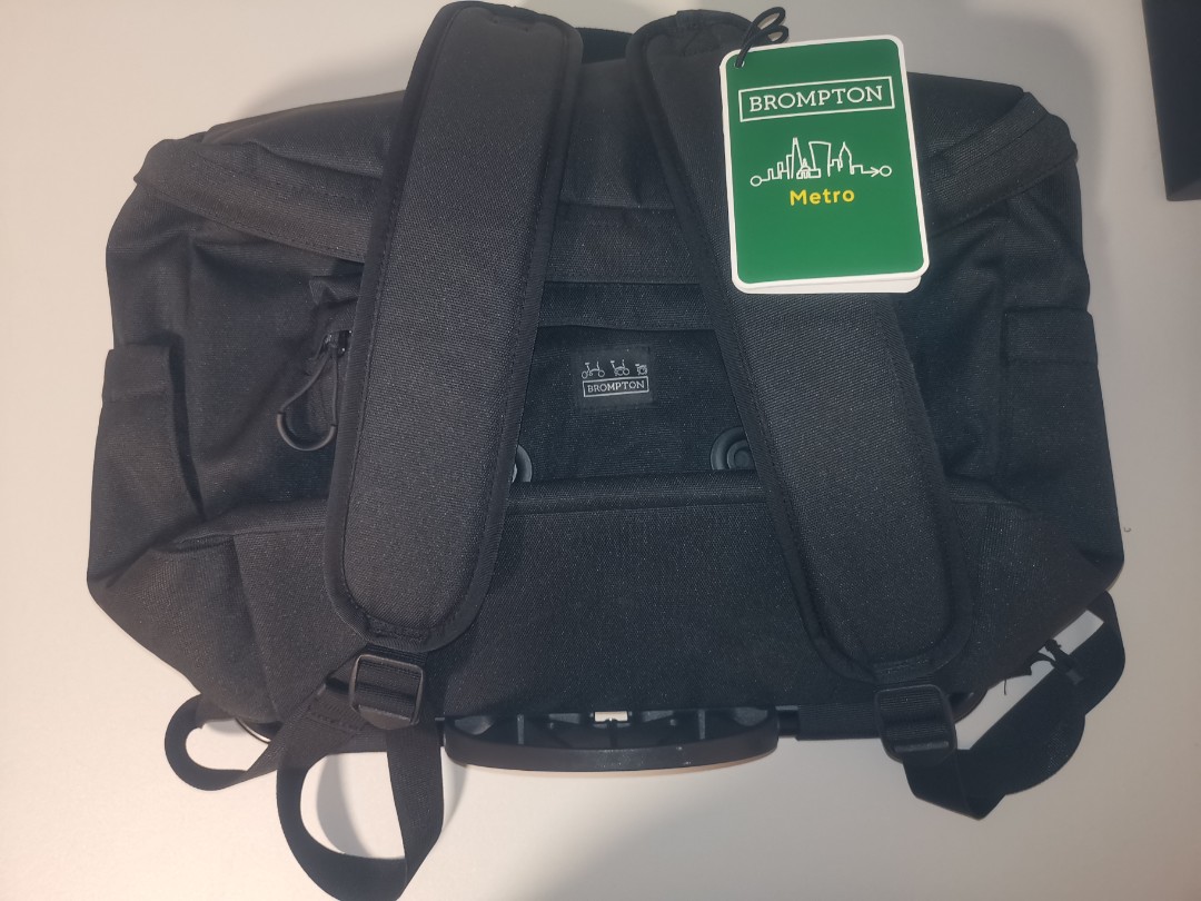 Brompton Metro Backpack in Black Medium bag, Sports Equipment, Bicycles