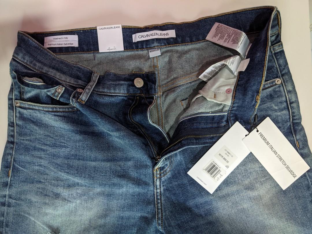 Calvin klein selvedge jeans cheap