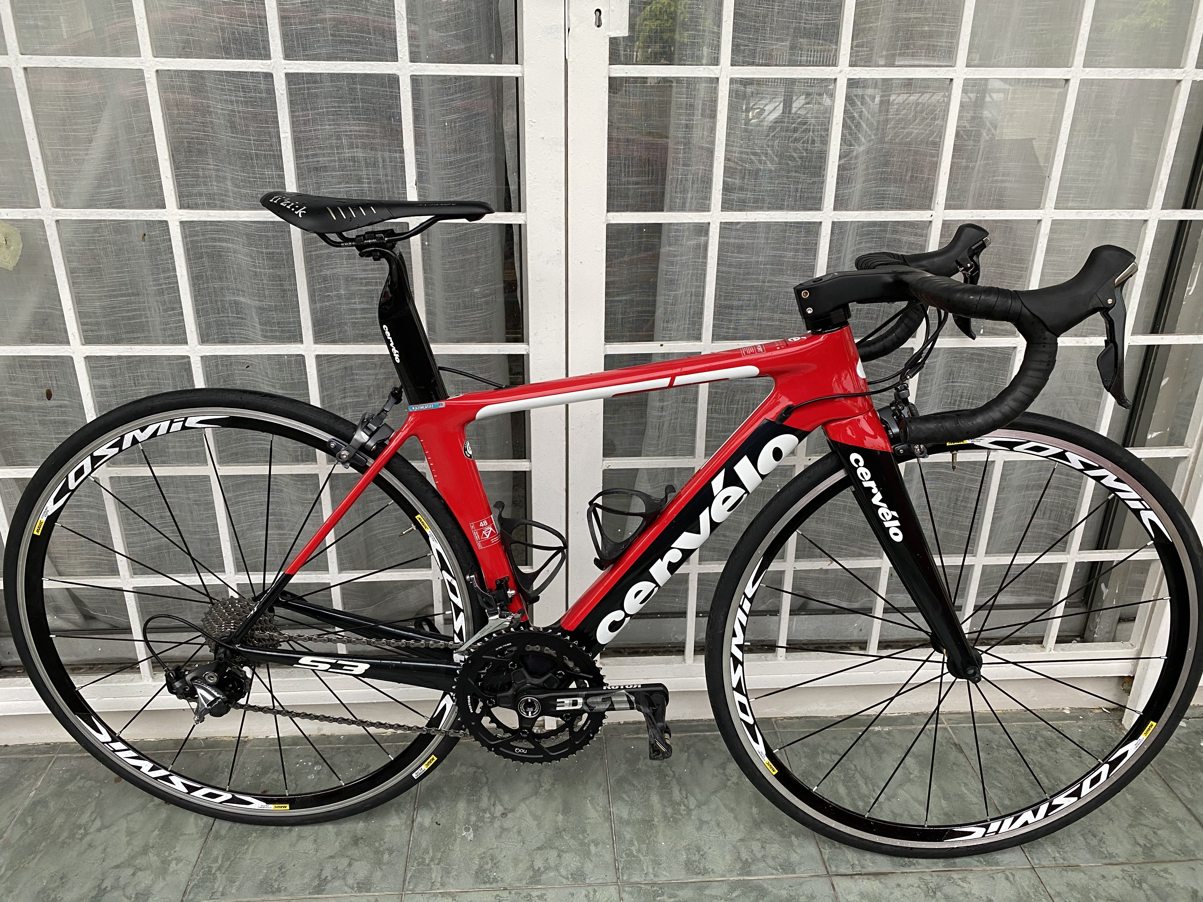 Cervelo s3 red discount black