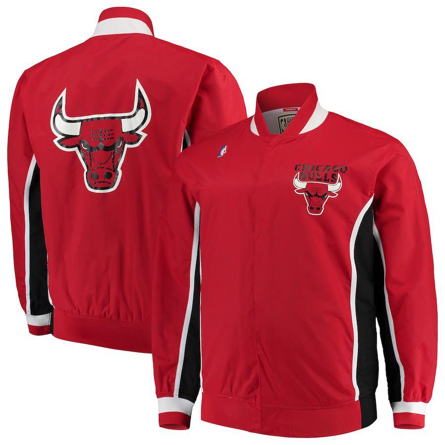 Mitchell & ness chicago bulls jacket 2025
