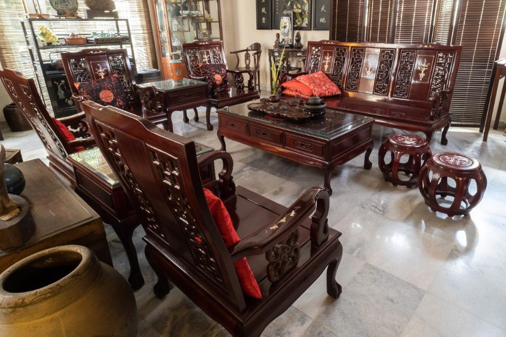 Chinese rosewood chairs on sale