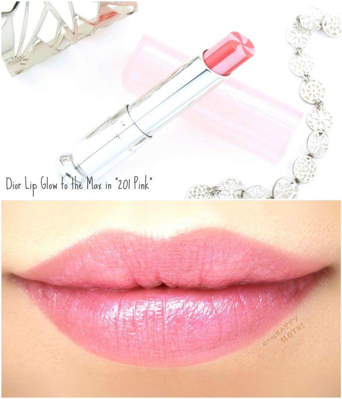 Christian Dior lip glow to the max code 201 pink, Beauty  Personal Care,  Face, Face Care on Carousell