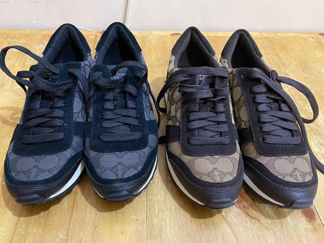 Coach Mason Fashion Sneakers Jacquard coach rubber shoes Women s Fashion Footwear Sneakers on Carousell