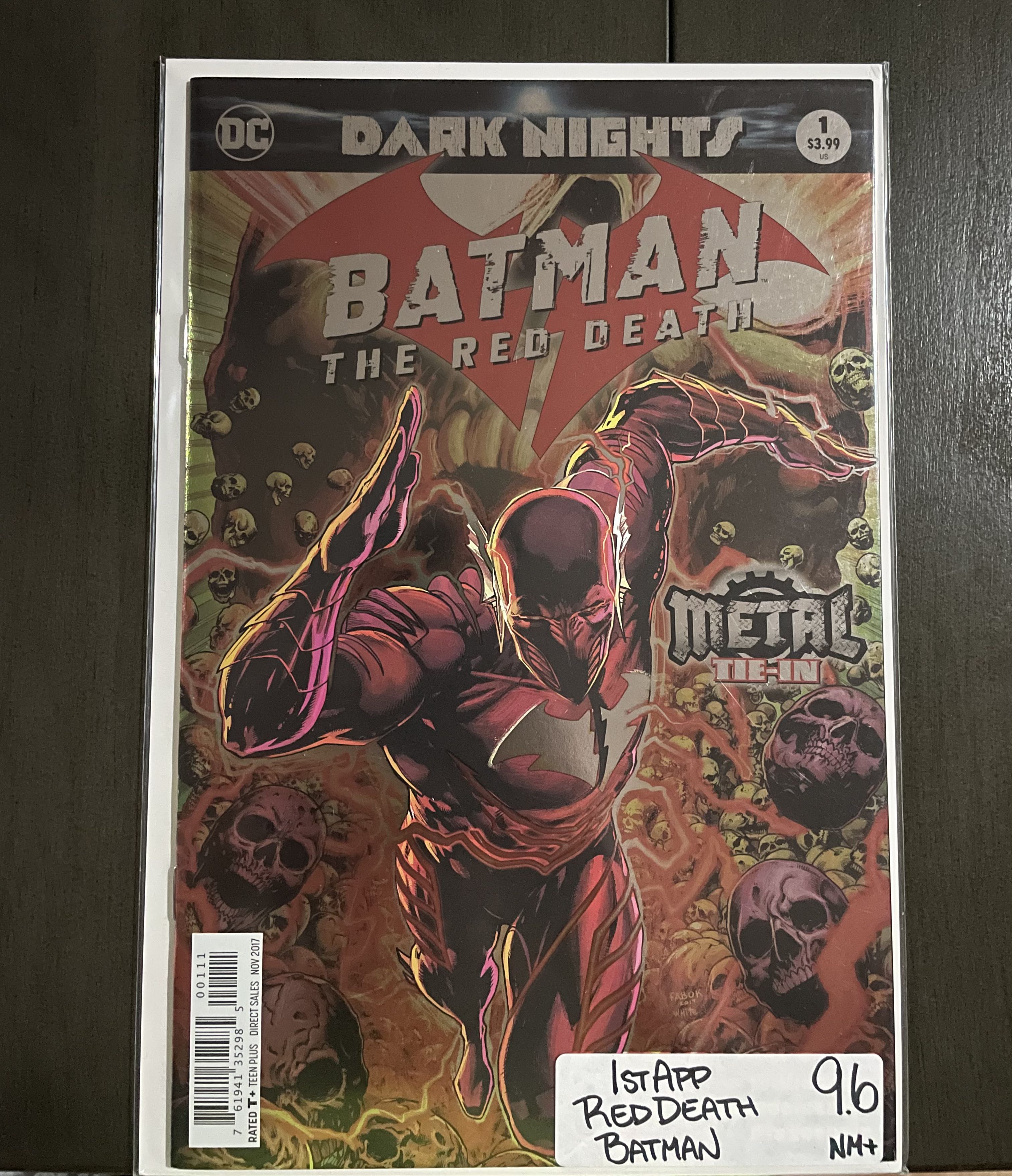 Dark Nights Metal Batman the Red Death 1st Print Foil NM DC Comics, Hobbies  & Toys, Books & Magazines, Comics & Manga on Carousell
