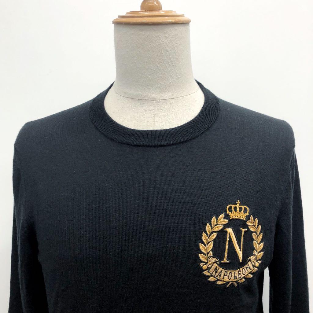 Dolce & Gabbana Black Long Sleeve Napoleon Shirt 217006733 £, Men's  Fashion, Tops & Sets, Formal Shirts on Carousell