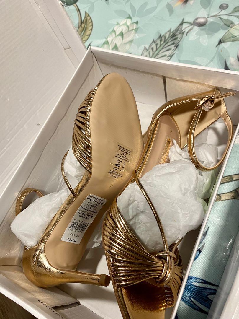 Gold heels dorothy perkins online