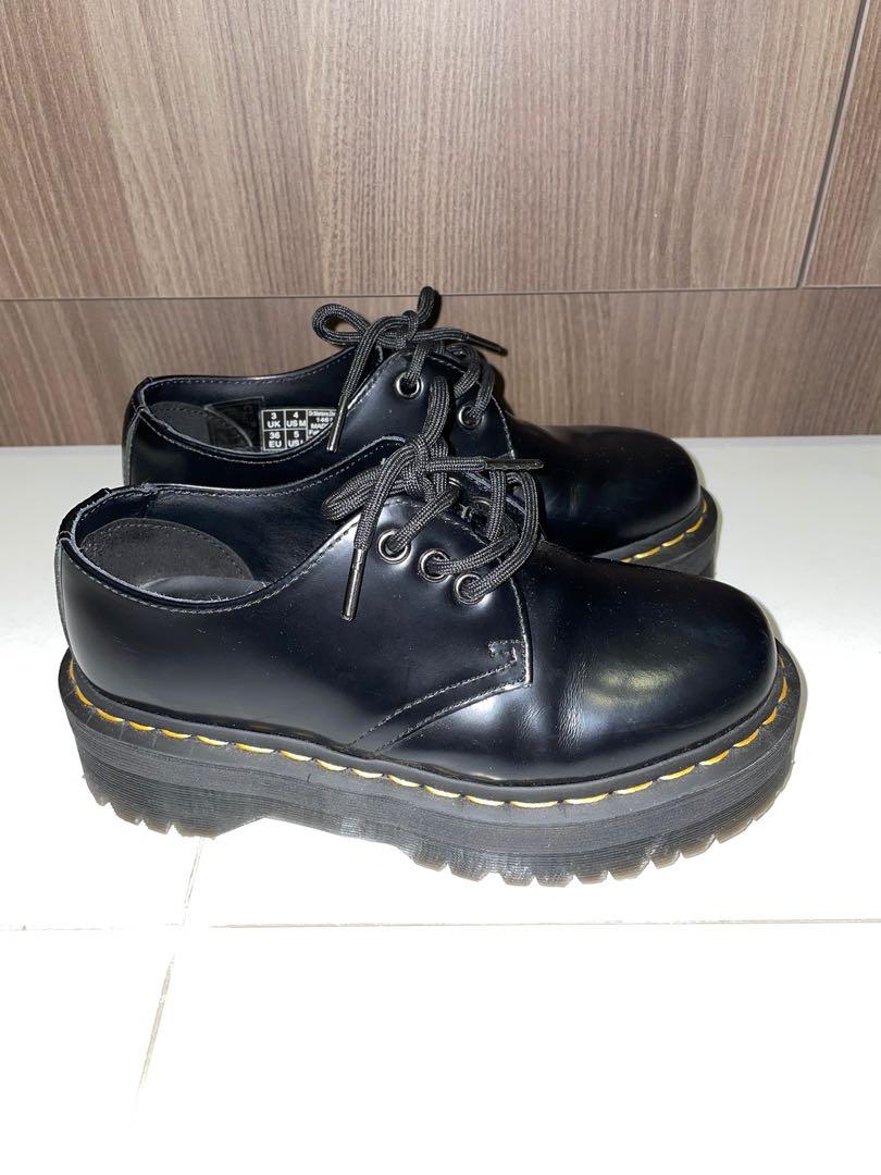 1461 smooth shop leather platform shoes