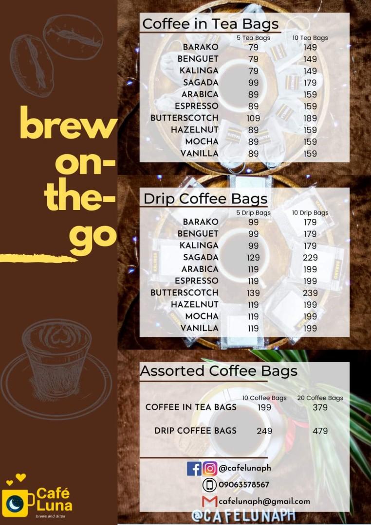 Drip Bag Coffee (Category: Beverages) located in Quezon City. Submitted by anythingfab. (Listing ID 1081455910, Image 2). Description: DM us for inquiry open for resellers/rebranding we offer dropshipping!.