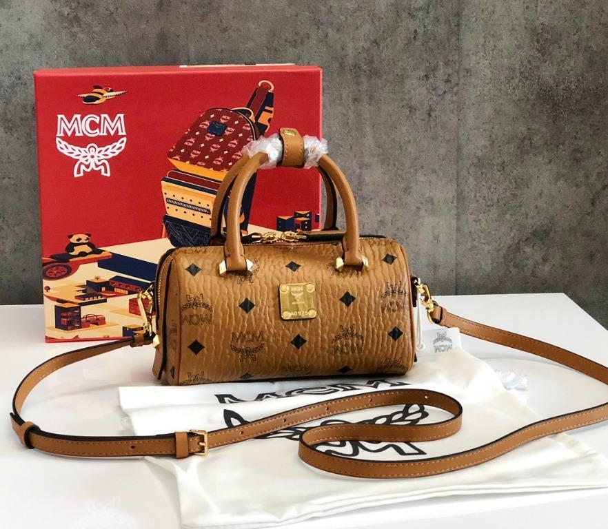 Essential Boston Bag in Visetos Original Women s Fashion Bags