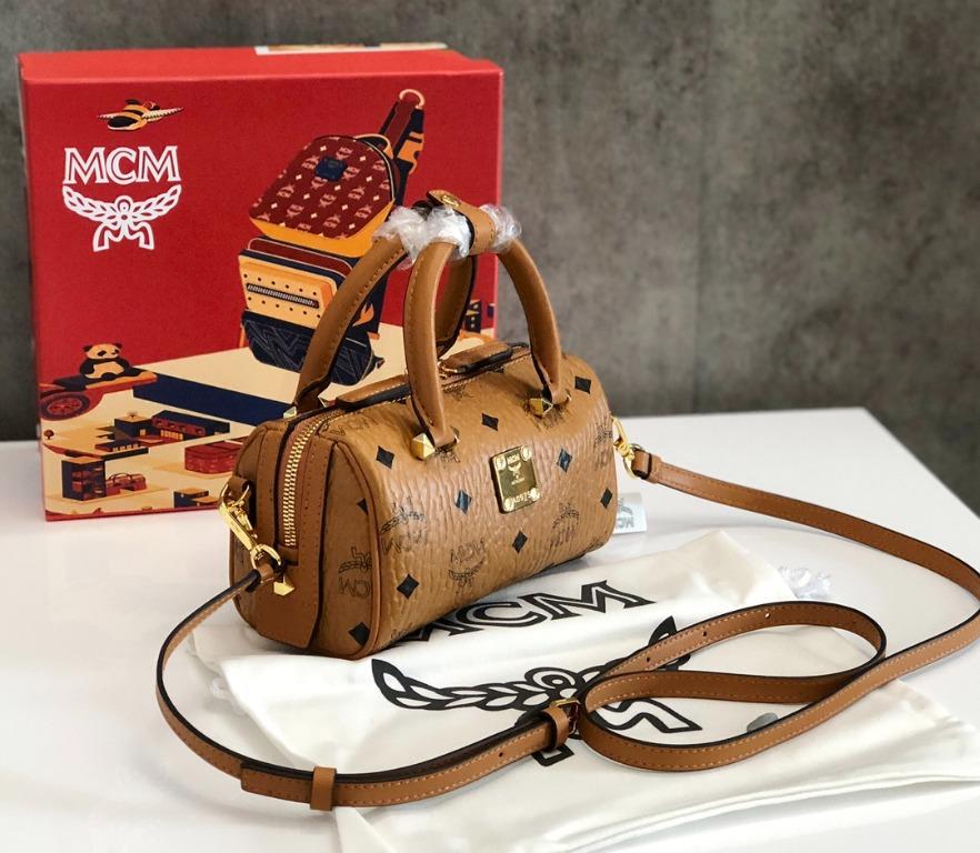 Essential boston bag in visetos original cheap