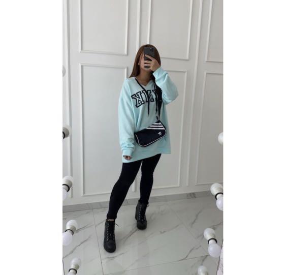 Everyday lounge notch neck campus pullover deals
