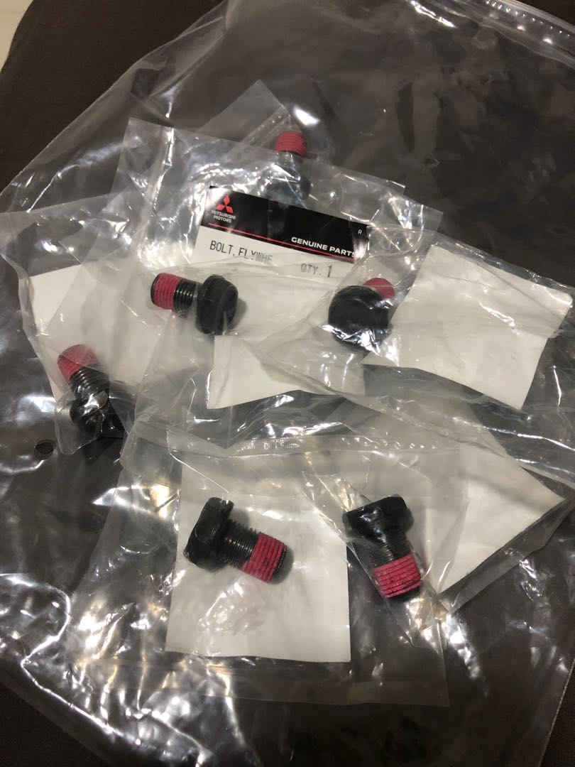Evo x flywheel bolts, Car Accessories, Accessories on Carousell