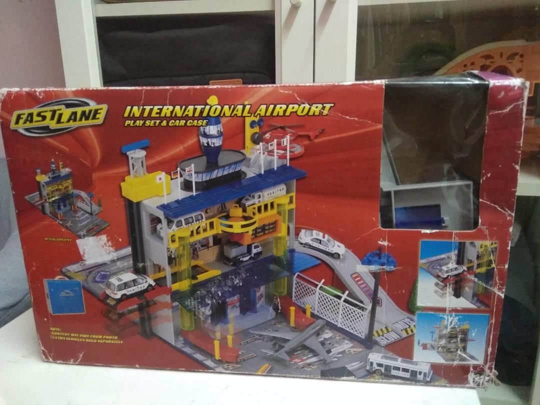 Fast lane deals airport playset