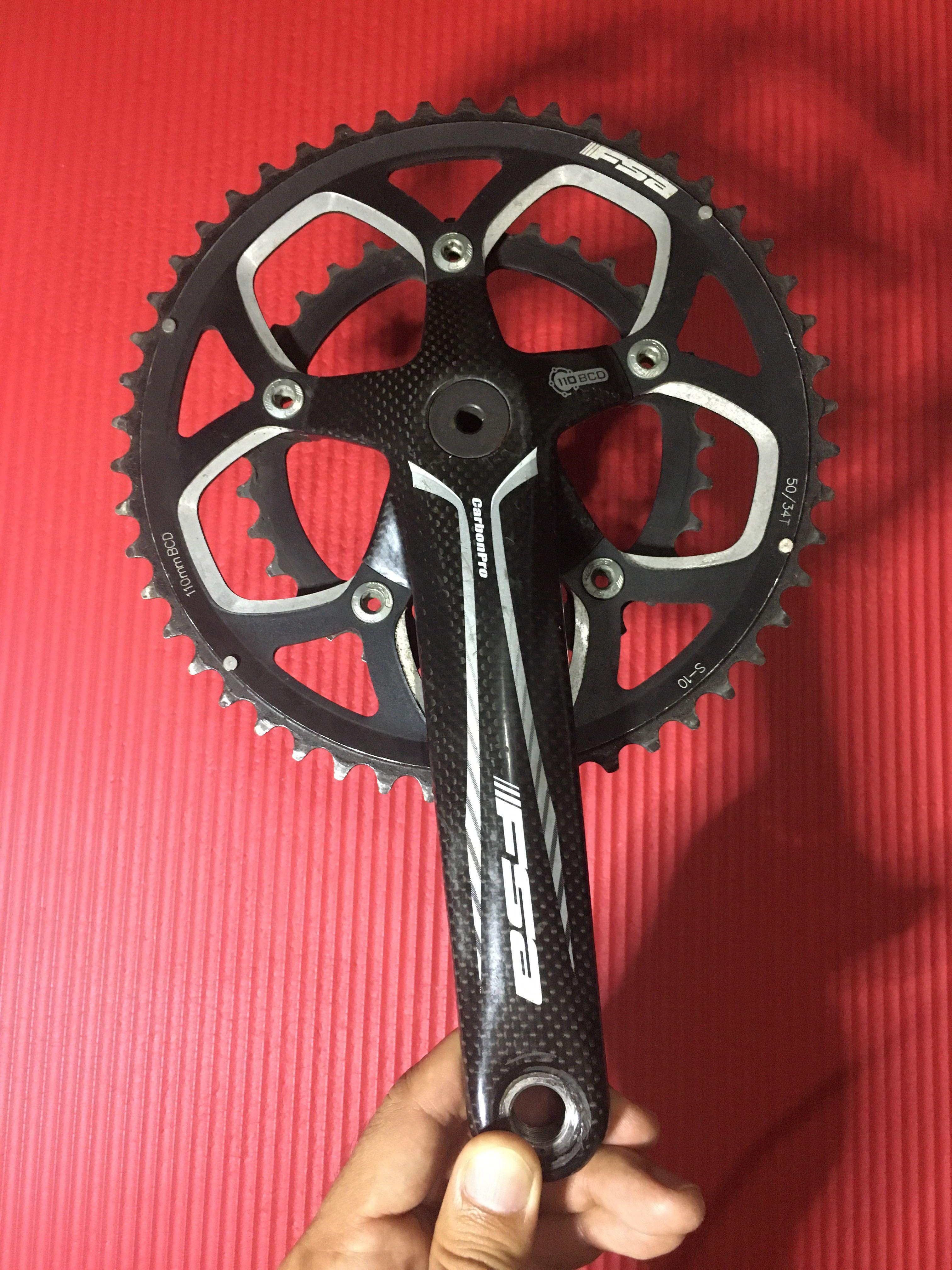 Fsa carbon sale pro crankset