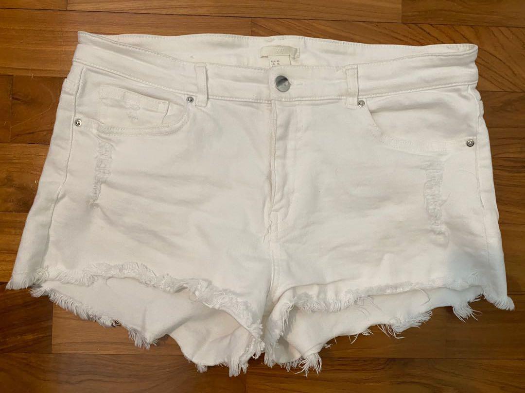White shorts h and m clearance