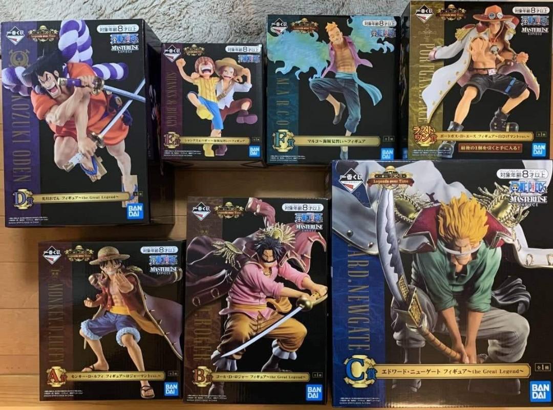 ichiban kuji one piece legends over time