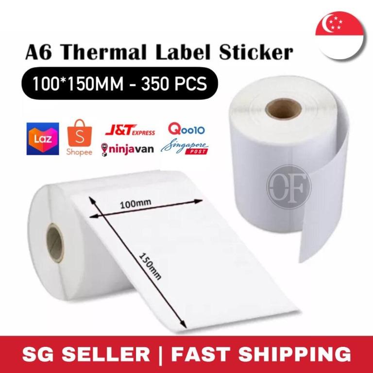 INSTOCK Instock 350 Pcs Thermal Airway Bill Label Sticker ...