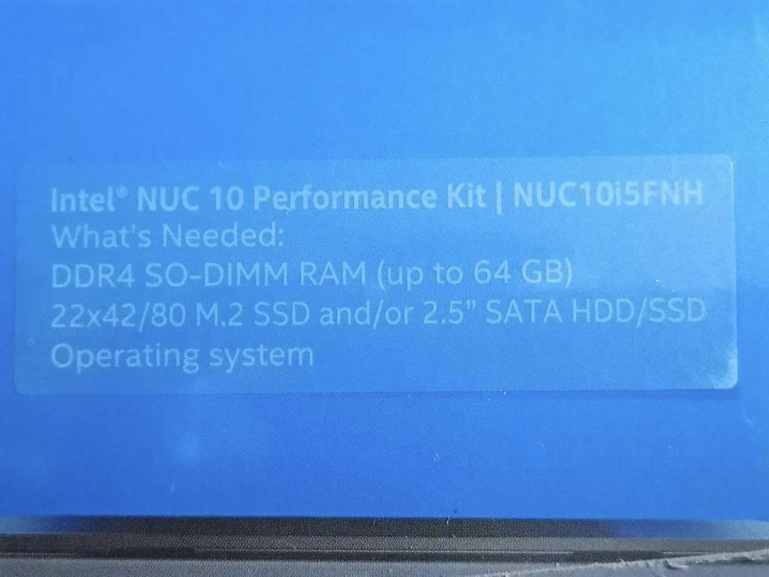 Intel NUC Kit NUC10i5FNH with - Core i5, i5-10210U Processor