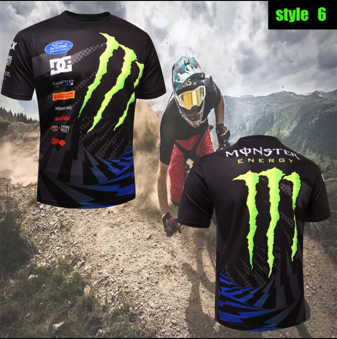 KTM Jersey Monster Energy Downhill Jersey Style 6 Men s Fashion Activewear on Carousell