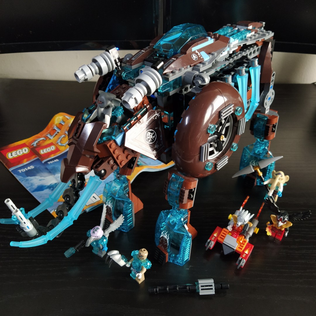 Lego chima maula's ice shop mammoth stomper