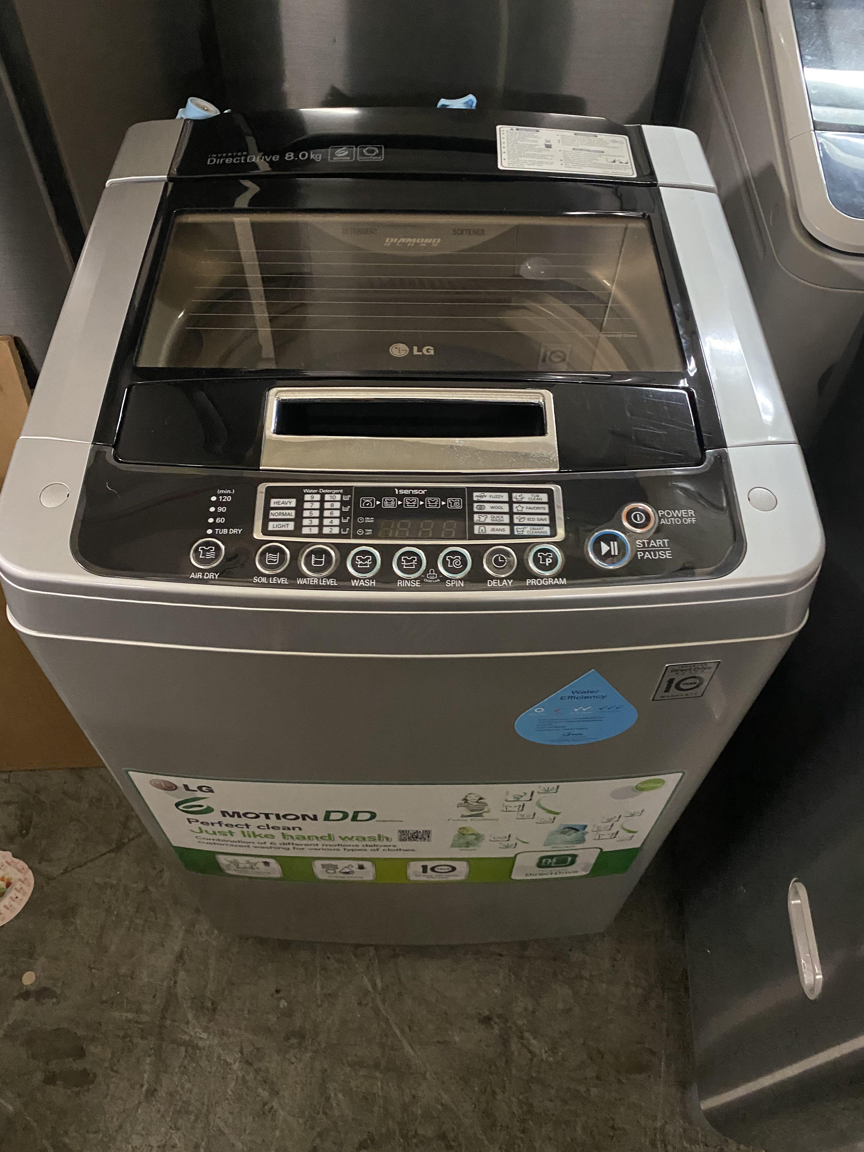 LG direct drive 8kg washing machine / washer, TV & Home Appliances