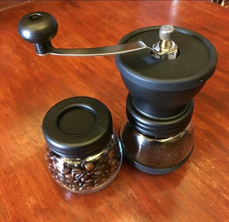 Manual Coffee Grinder With Ceramic Burrs, Furniture & Home Living