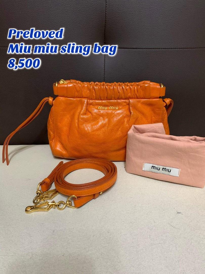 miu miu sling bag (Category: Luxury Bags & Wallets) located in Quezon City. Submitted by graciasluxurybag (Listing ID 1081490121, Image 1). Description: .