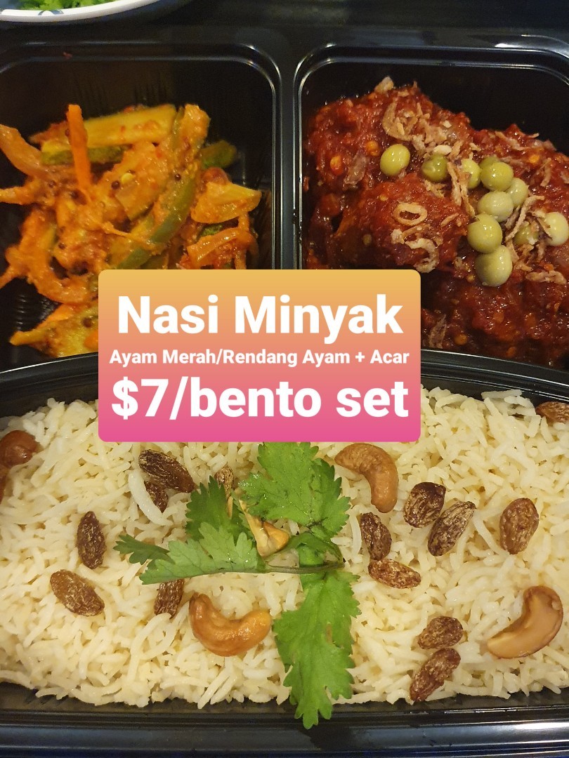 Nasi Minyak Nasi Tomato Ayam Merah Acar Food Drinks Local Eats On Carousell