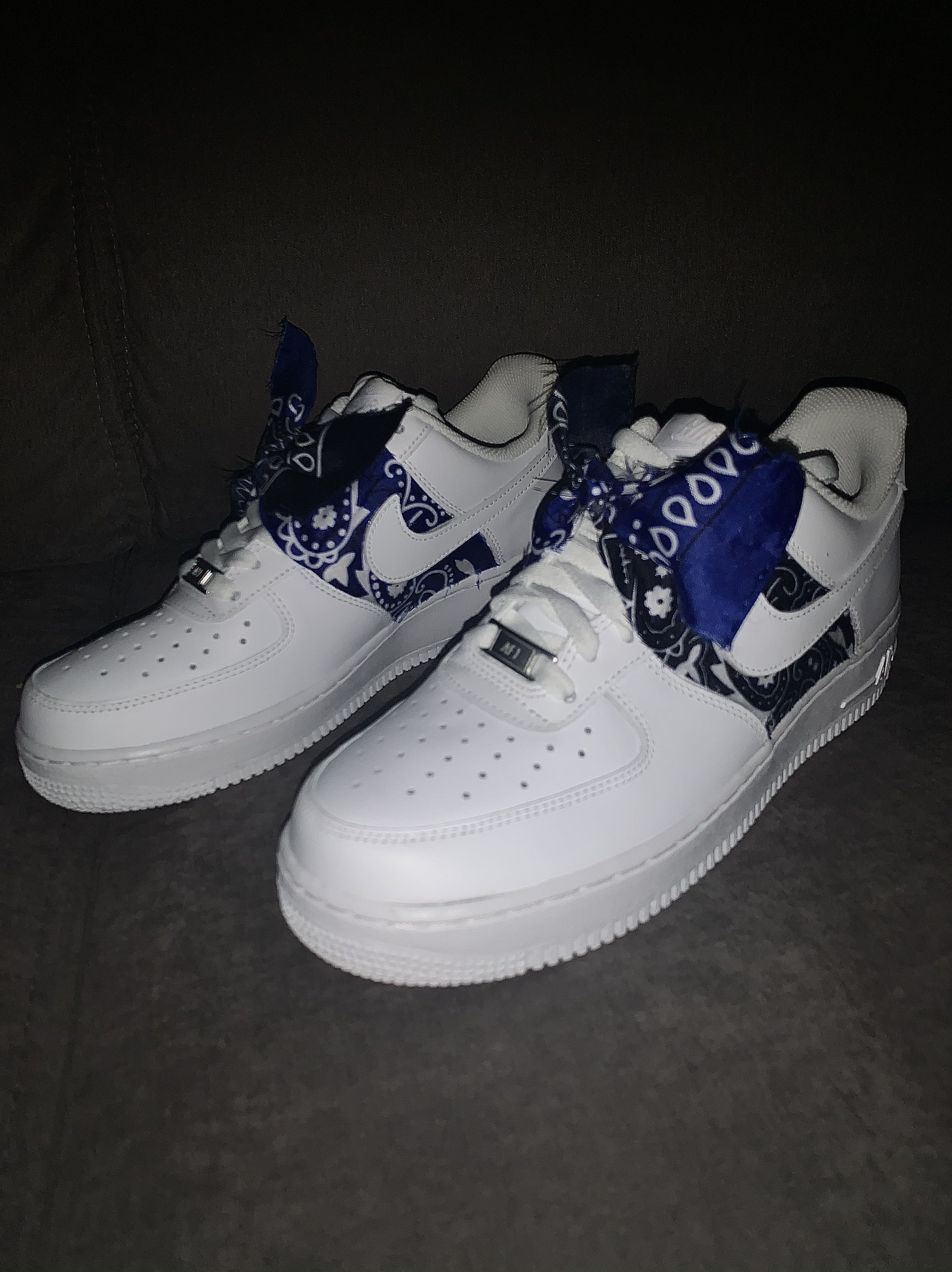 Nike Air Force 1 07 Custom Bandana Men s Fashion Footwear