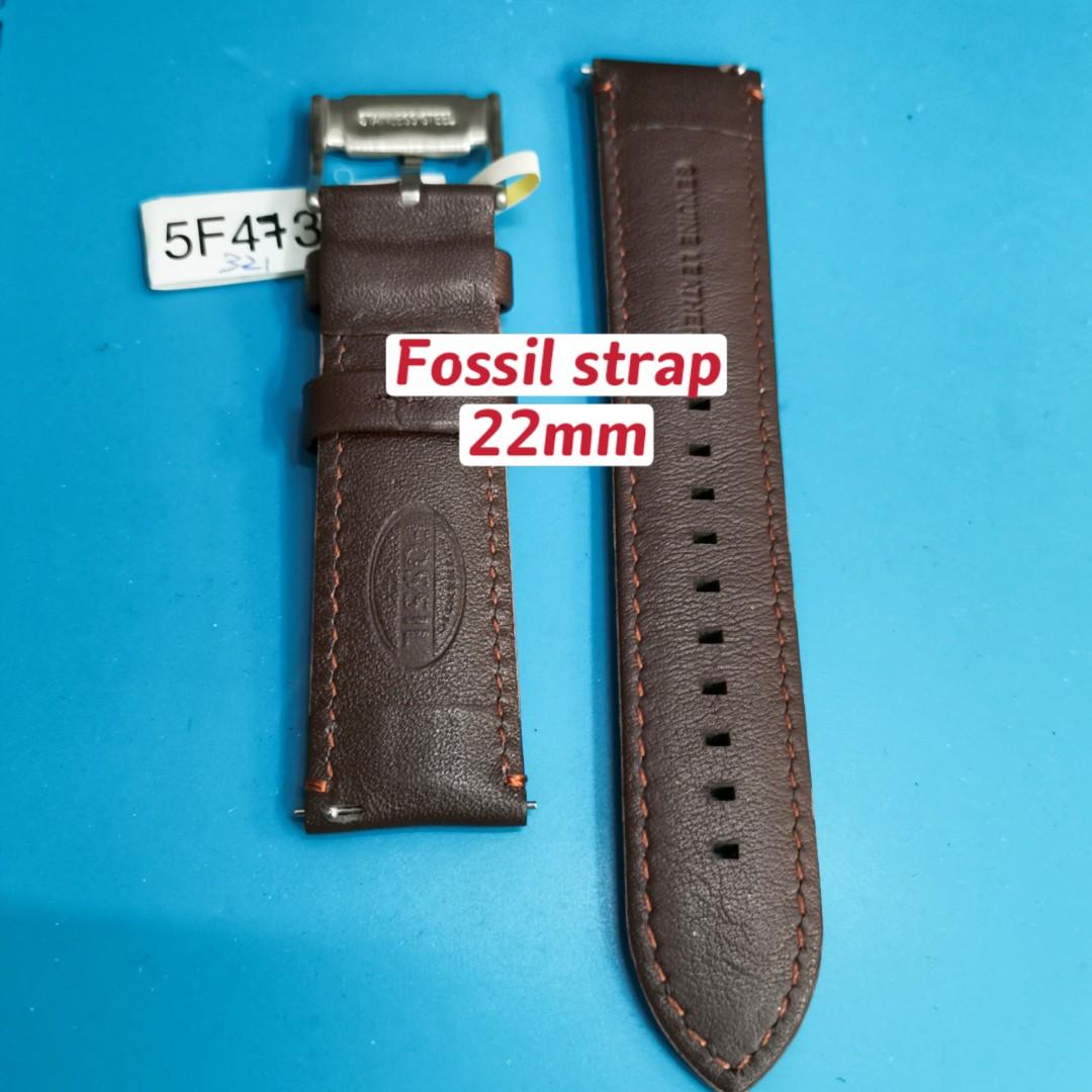 Original Fossil Leather strap 22mm Men s Fashion Watches