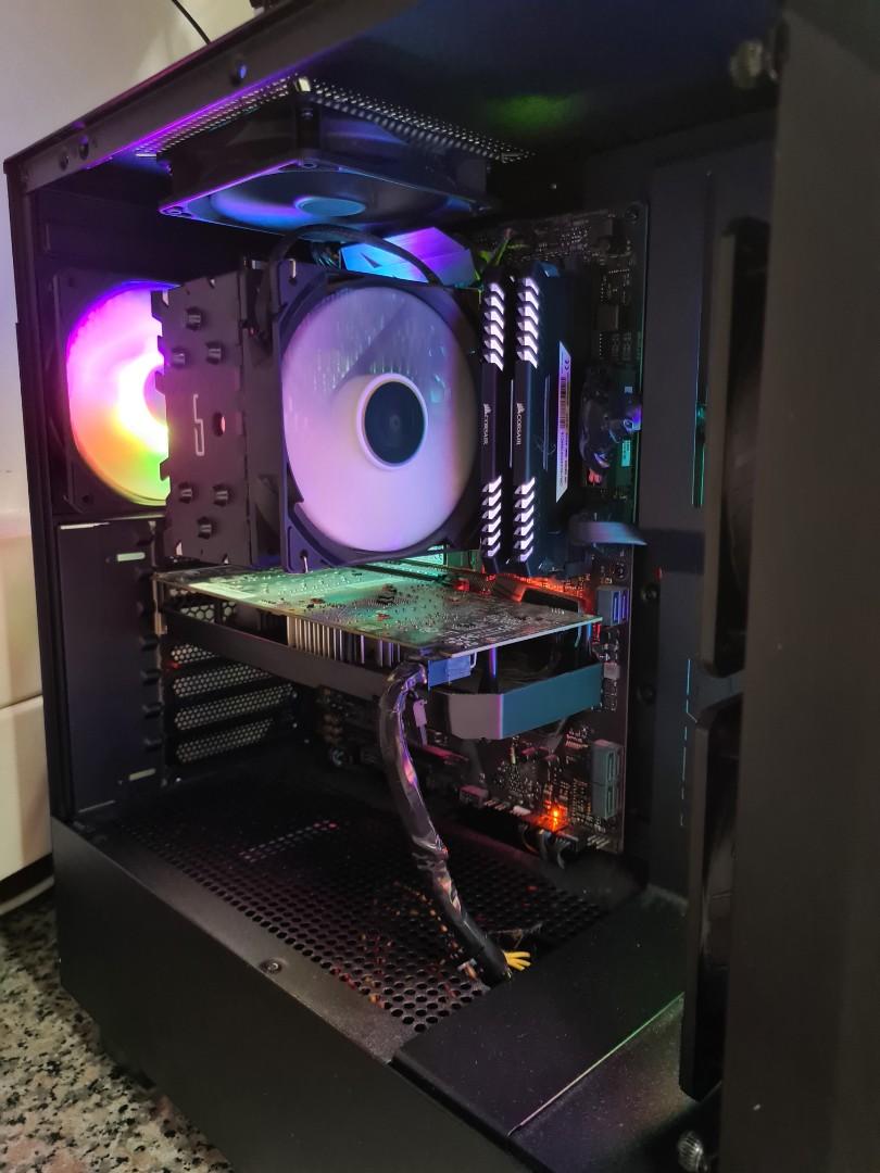 PC FOR SALE GTX 1060 3gb 16gb Ram Ryzen 5 1600 . NEW CASE AND